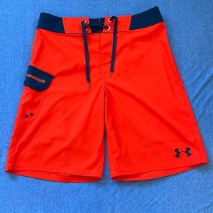 Orange Summer Under Armour Shorts